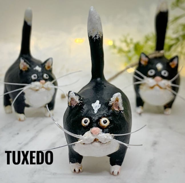 Early Christmas Sale - 49% OFF🎁Kitty Ciniature Sculpture