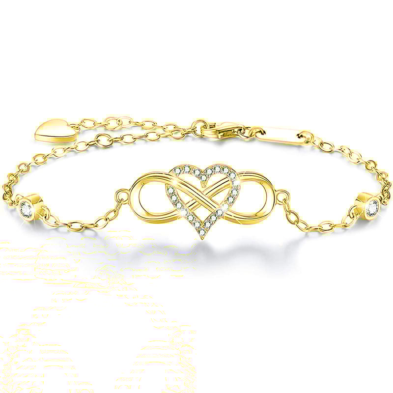 ''I Love You To Infinity And Beyond '' Infinity Love Necklace