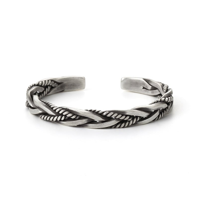 ''Embrace the future'' Twists and Turns Bracelet