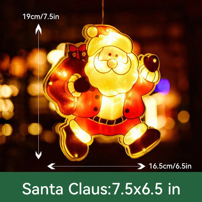 Weihnachts-Fenster-Hängelichter